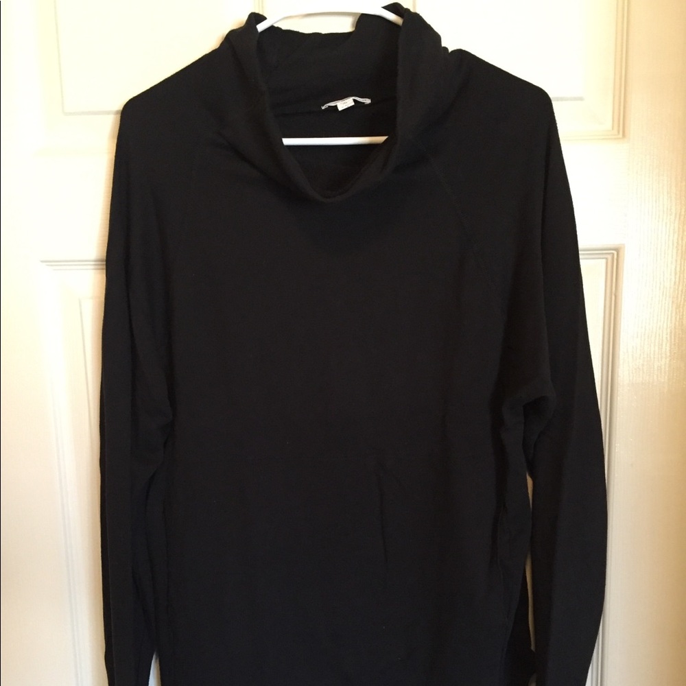 Black James Perse scoop neck sweater. Size 1/s
